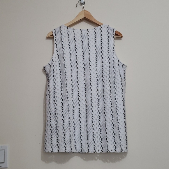 Susan Graver Fully Lined Stretch Sleveless  Top - Picture 3 of 12